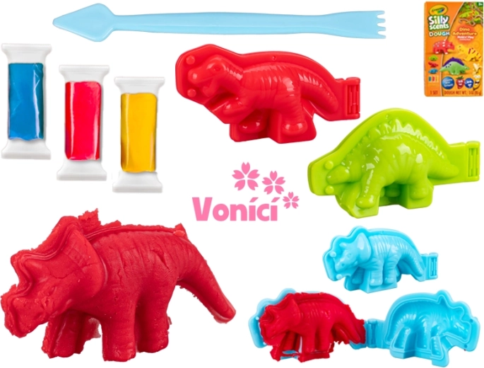 Crayola plastilină parfumată cu dinozauri, set pentru copii