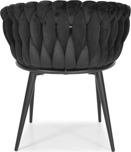 Spătar împletit ca dominantă de design