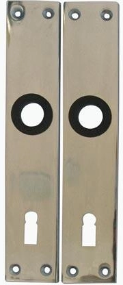 Șild de ușă 72/cheie K 416 aluminiu (1 pereche)