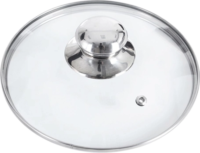 Margine din inox și mâner confortabil