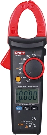 Uni-T UT213B multimetru digital cu clește True RMS 400 A cu măsurare a temperaturii