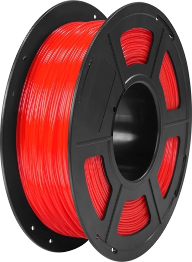 Filament Anycubic TPU 1 kg – Roșu transparent