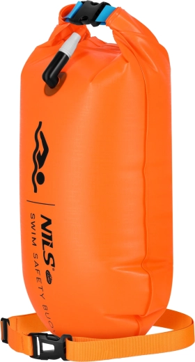 NILS Camp NC1774 geamandură de siguranță gonflabilă pentru înot cu sac uscat 18 l, portocalie