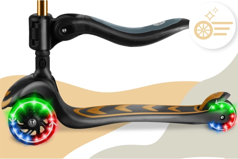 Roți LED luminoase fără baterii