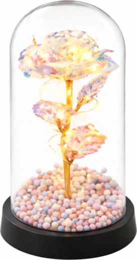 Cupolă elegantă din sticlă și soclu stabil