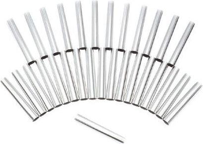 Tuburi drepte pentru copt 8 cm, set 30 buc