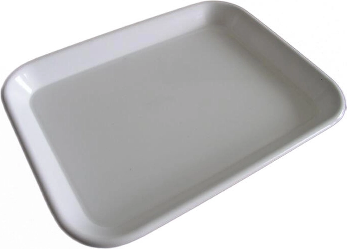 Tavă de servire din plastic 20 × 15 × 2 cm – mix de culori