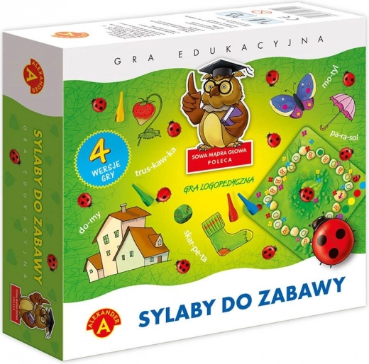 Joc educativ Alexander - Capul înțelept al bufniței - silabe pentru joacă