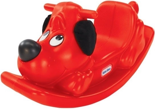 Cățeluș legănător LITTLE TIKES – balansoar roșu din plastic pentru bebeluși