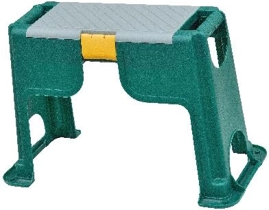 Genunchieră și scăunel de grădină cu pernă din spumă 56 × 38 × 28 cm