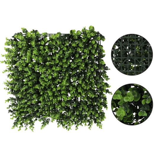 Panou decorativ din buxus artificial 50 × 50 cm