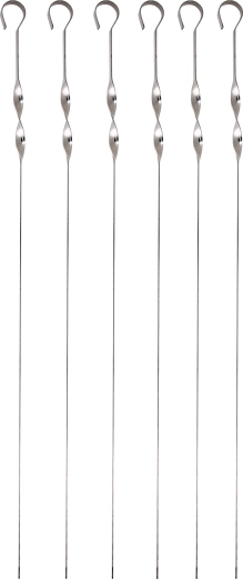 Bețișoare pentru grătar din oțel inoxidabil TORO 45 cm, set 6 buc