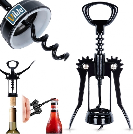 Funcție 2 în 1: vin și capace tip coroană