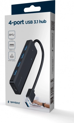 Hub compact cu cablu integrat
