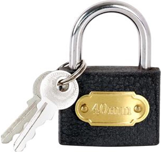 Lacăt de 40 mm din oțel cu 2 chei