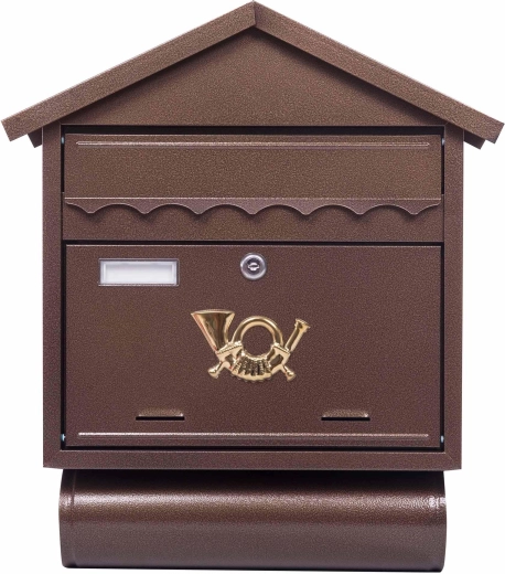 Cutie poștală cu tub JAD ST 102 bronz antichizat