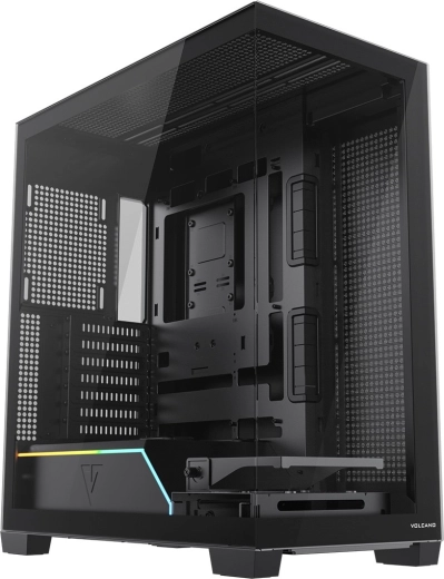 Carcasă PC Modecom Volcano Stellar Plus ARGB Midi, neagră
