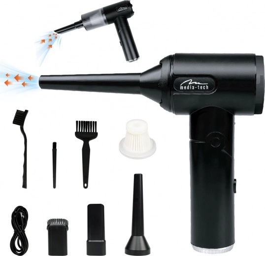 Suflantă și mini aspirator wireless 2 în 1 Media-Tech Jet Air Duster