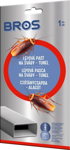 Capcană adezivă pentru gândaci BROS tunel 1 buc