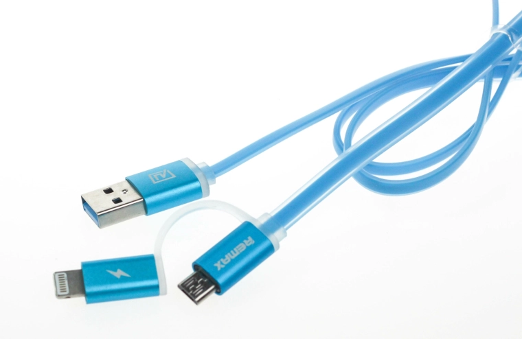 Conector 2în1 pentru iPhone și Android