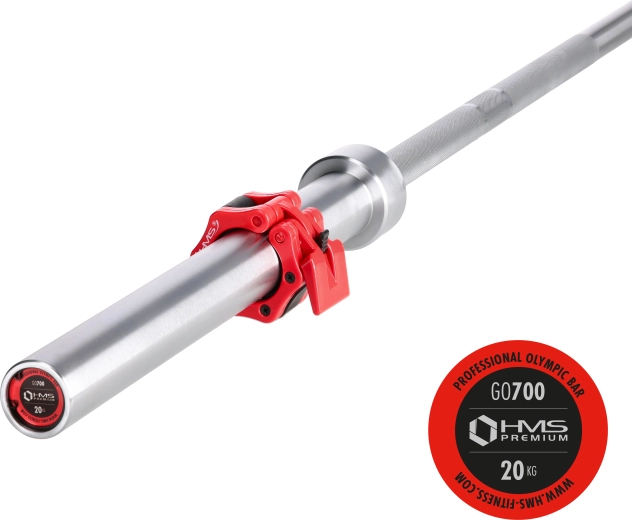 Halteră olimpică HMS Premium GO700 220 cm, diametru 50 mm