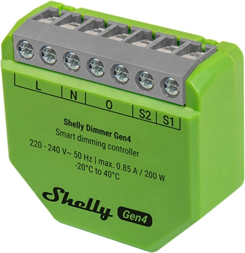 Shelly Dimmer Gen4 – variator inteligent cu Zigbee și Matter