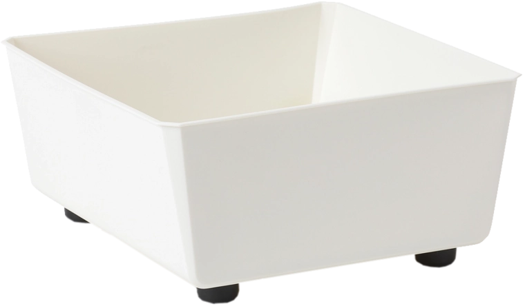 Ghiveci SAGA crem 28,5 × 28,5 cm