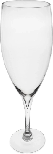 Vază înaltă din sticlă transparentă „Vino” 50 cm