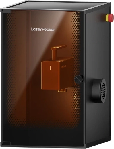 Gravor de birou compact cu buton STOP de urgență