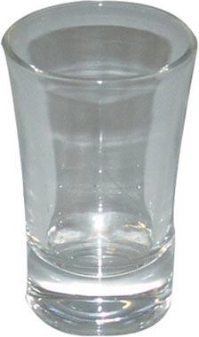 Pahare de shot din sticlă 40 ml, transparente – set 6 buc