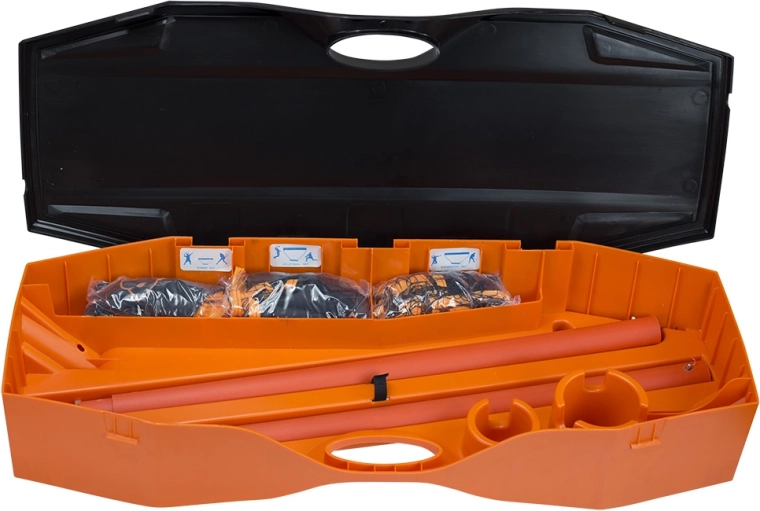 Valiză care este totodată bază stabilă