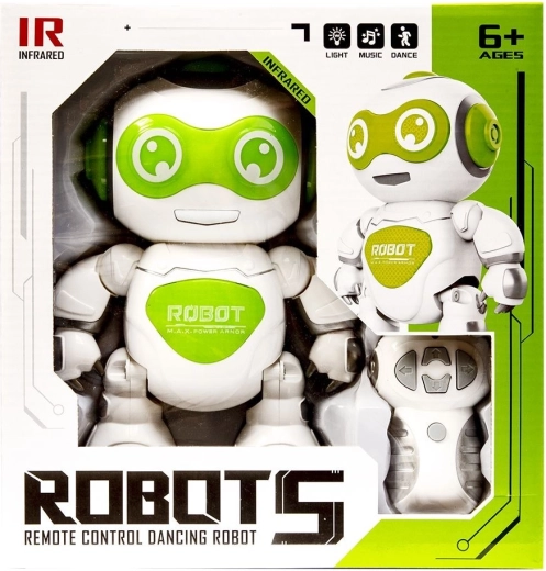 Robot interactiv cu telecomandă, cu lumini și sunete - 1 bucată