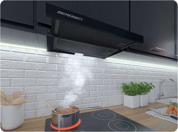 Întreținere ușoară datorită filtrelor din aluminiu