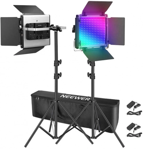 Set de studio RGB LED Neewer 660 PRO