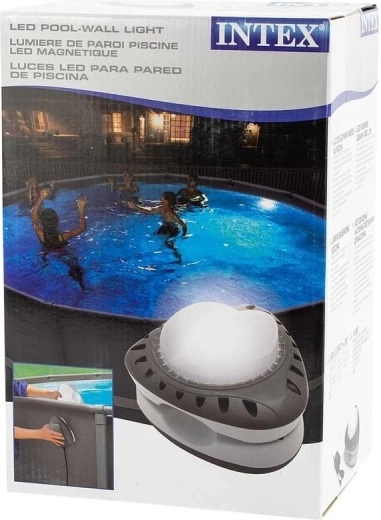 Iluminare LED magnetică pentru piscină cu moduri de culoare INTEX