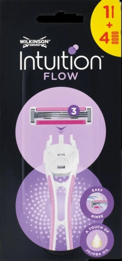 Aparat de ras pentru femei Wilkinson Intuition Flow Hybrid, 4 capete