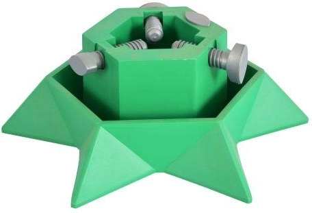 Suport din plastic SPACE pentru brad de Crăciun până la 2,5 m, diametru 39 cm