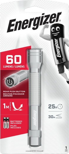 Lanternă LED de buzunar Energizer Metal, 2× AA