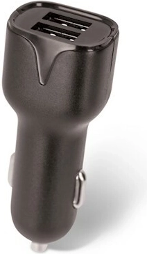 Setty încărcător auto USB 2× USB 2,4 A negru