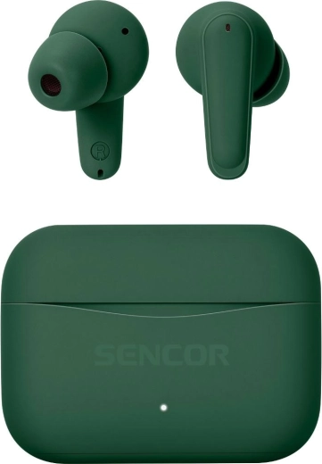 Căști wireless Sencor SEP Grim Olive cu ANC