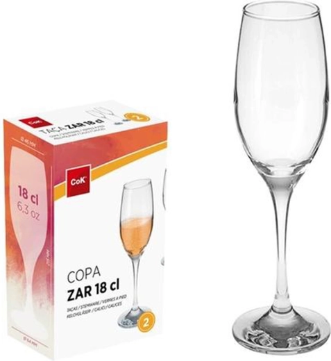 Pahare de vin Zar 180 ml, set 2 buc