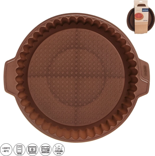 Formă din silicon Orion pentru prăjitură 27 cm, maro