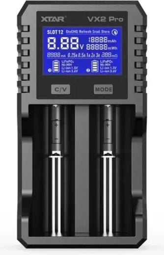 Xtar VX2 Pro Set încărcător universal pentru acumulatori