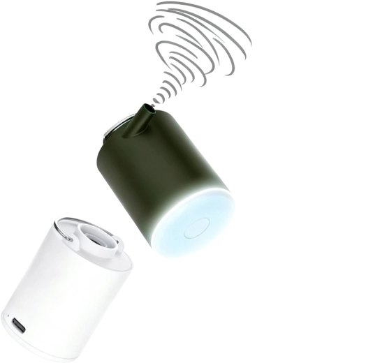 Pompă electrică de camping pentru saltele 3,7 V cu USB‑C