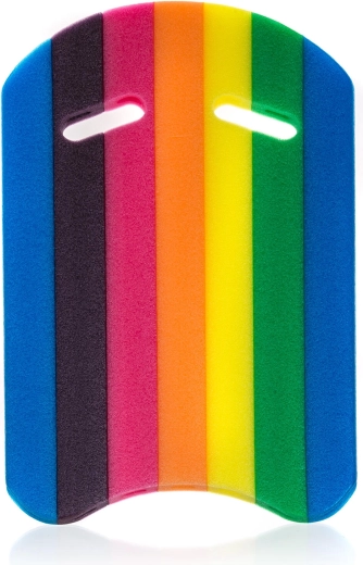 Placă de înot pentru copii EPE, curcubeu, 45 × 30 × 3 cm