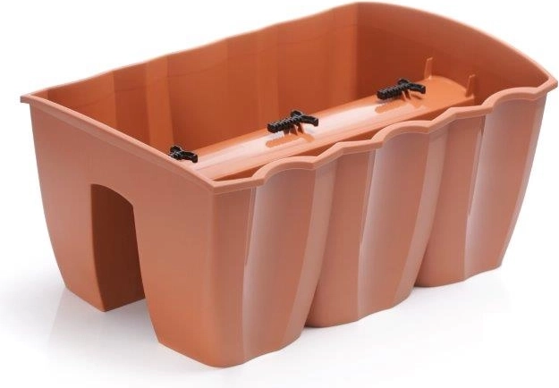 Jardinièră pentru balustradă Crown 39,3 cm – teracotă