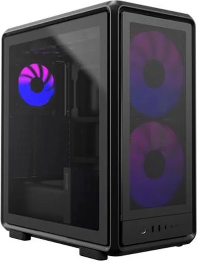 Carcasă PC MasterFrame 500 Mesh neagră ARGB open‑frame