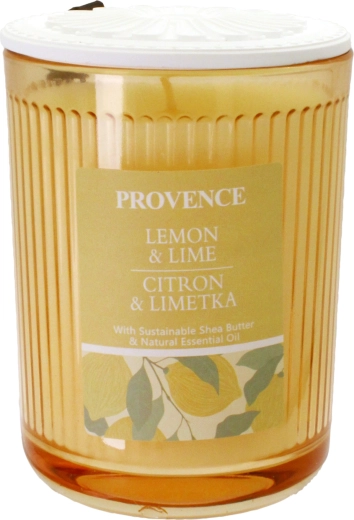 Lumânare în pahar lămâie și lime galbenă 230 g