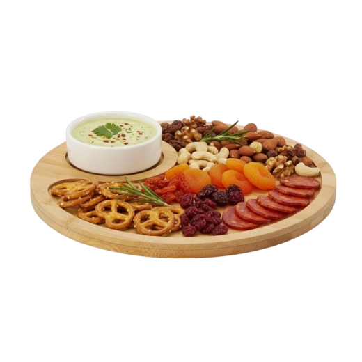 Perfect pentru brânzeturi, mezeluri și legume