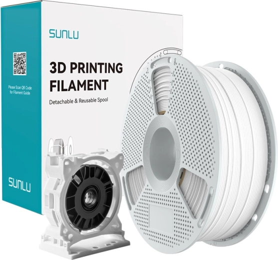 Filament Sunlu PC-ABS alb 1,75 mm 1 kg